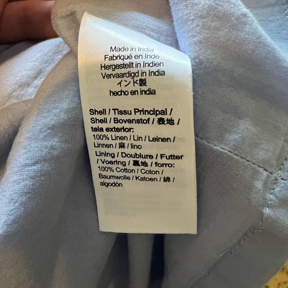 NWT J Crew Linen Daydream Dress in French Blue size S Petite - Picture 11 of 12